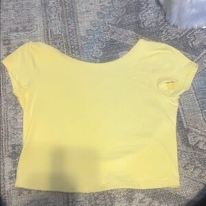 Offline Yellow crop top